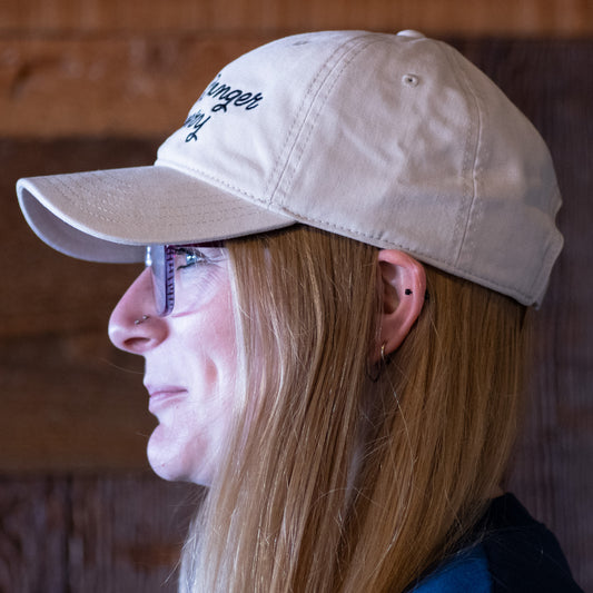 Classic Hat - Stone/Embroidered