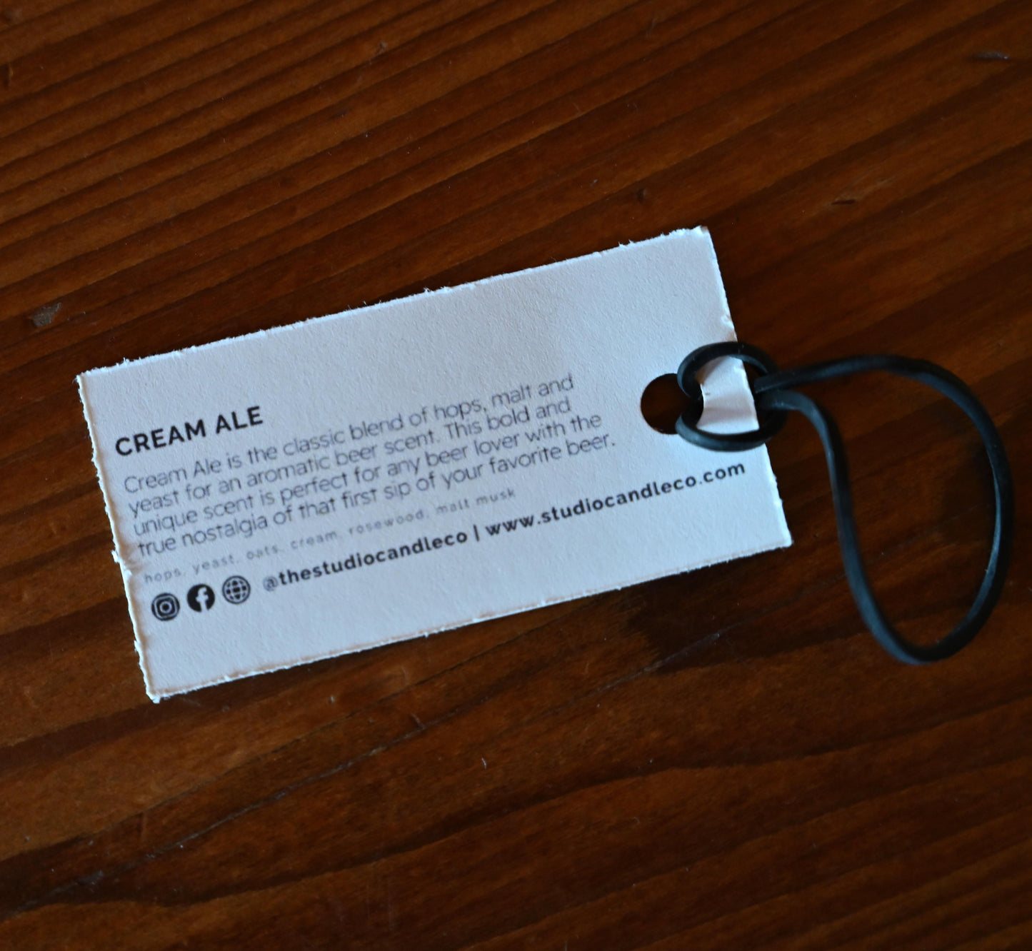 Cream Ale Beer Candle