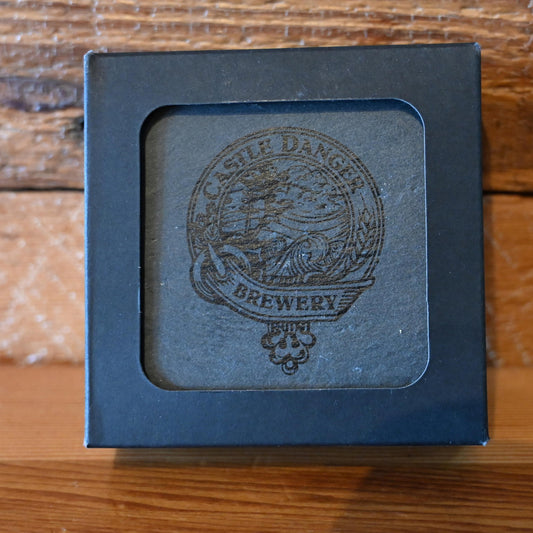 Square Slate Coasters - 4 Pack
