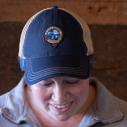 Mesh Back - Navy/Khaki