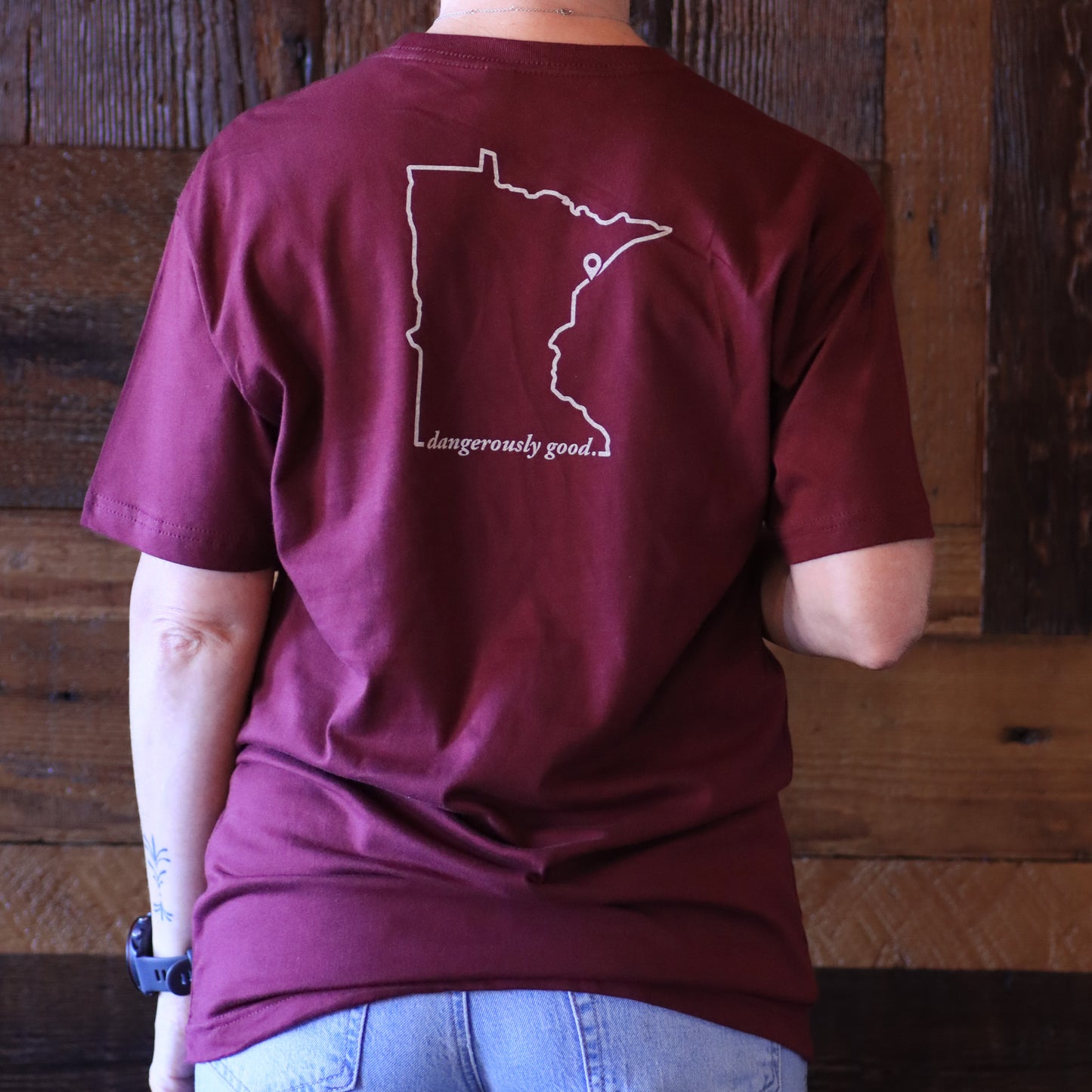 Maroon MN Tee