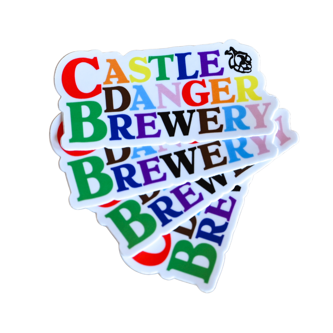 Pride Text Logo Sticker