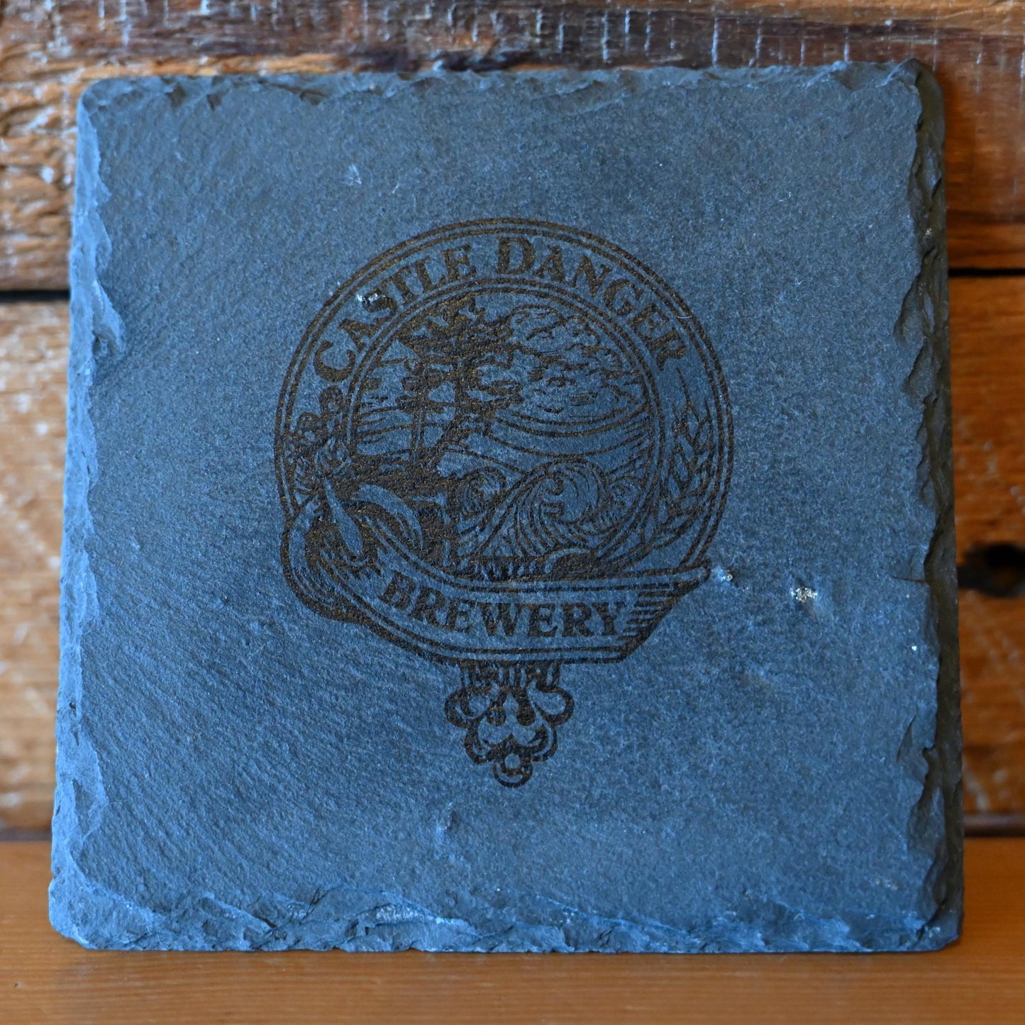Square Slate Coasters - 4 Pack