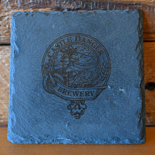Square Slate Coasters - 4 Pack