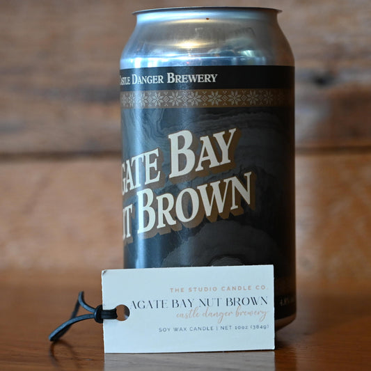 Agate Bay Nut Brown Beer Candle