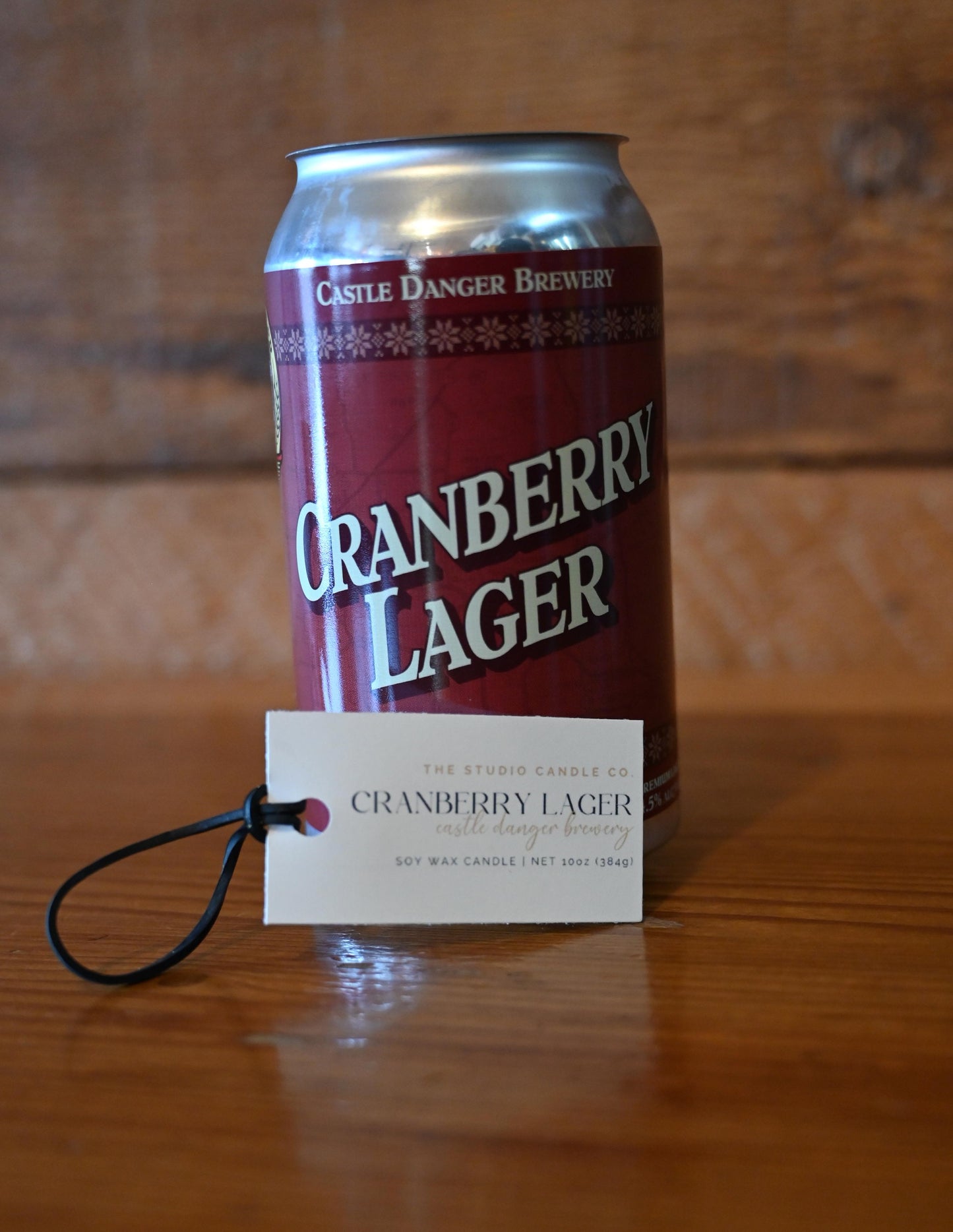Cranberry Lager Beer Candle