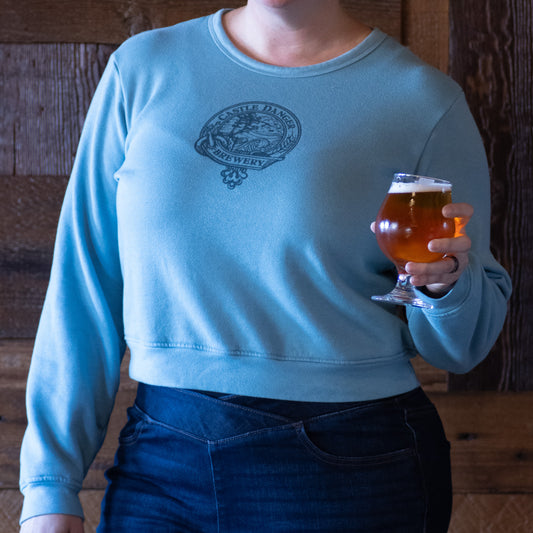 Women's Teal Patio Crew Neck