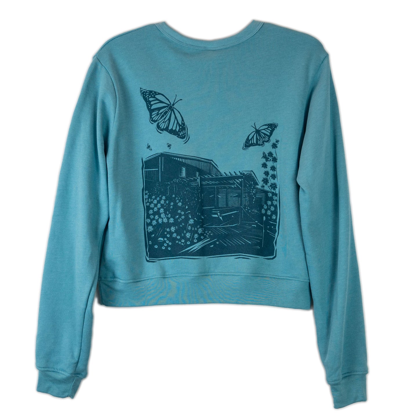 Women's Teal Patio Crew Neck