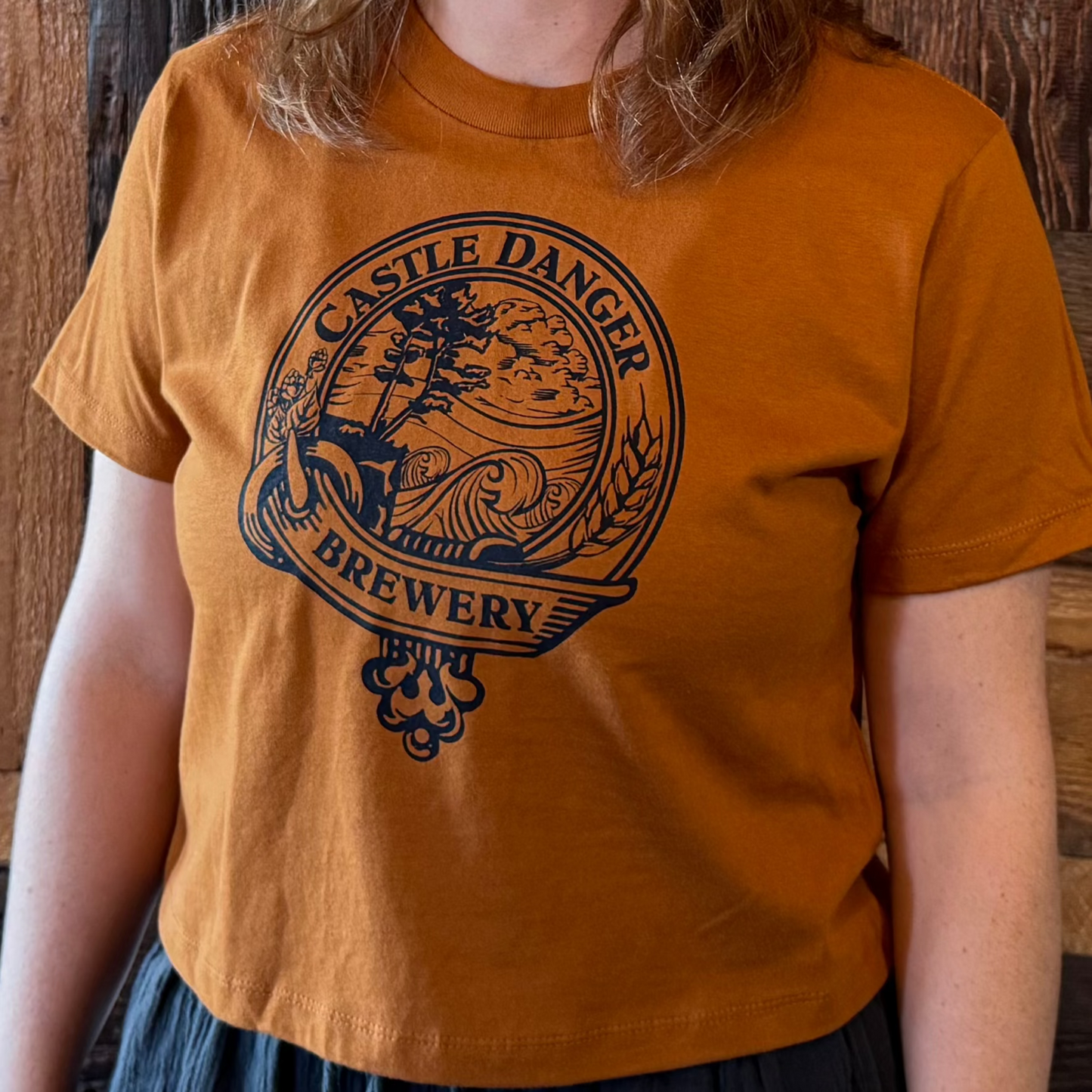 Women's Boxy Tee - Burnt Orange