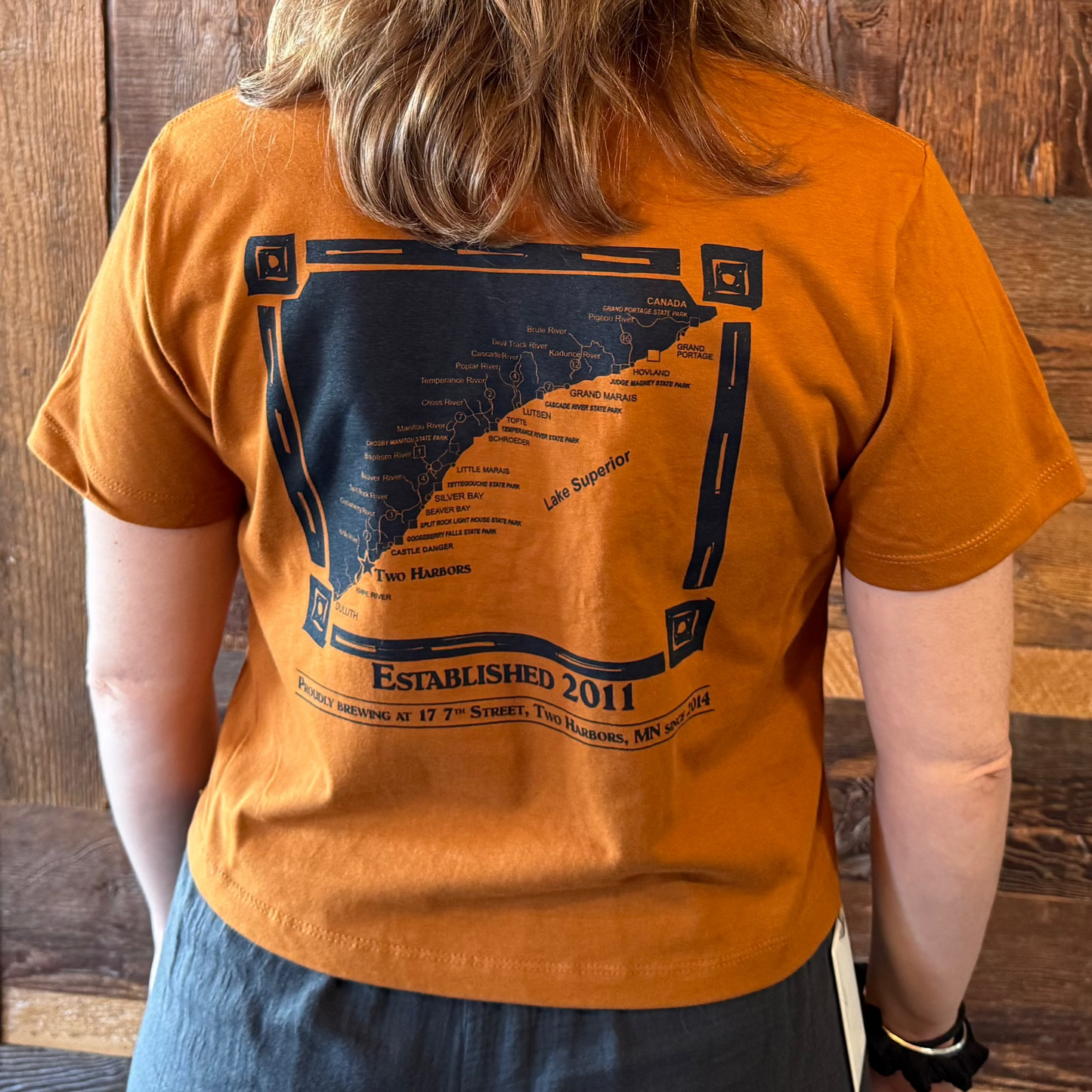 Women's Boxy Tee - Burnt Orange